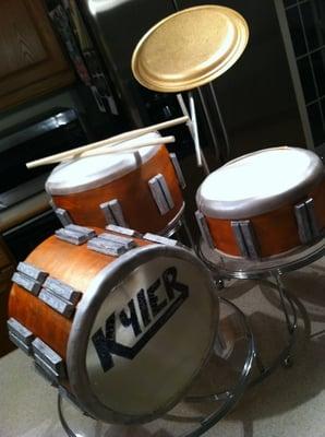 Drum Set Cake