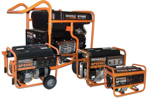 Generac GP15000E, GP8000, GP6500, GP1800 Portable Generators. If you spent the money protect your investment! In Broward County