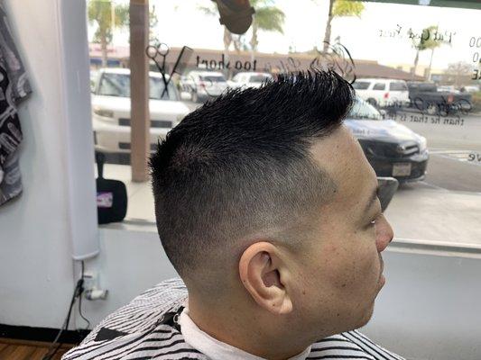 Medium skin fade