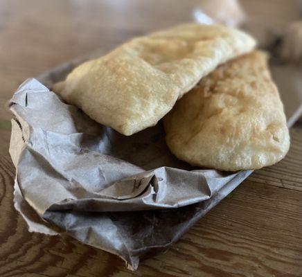 Sopapillas to go. The best in Santa Fe :)...