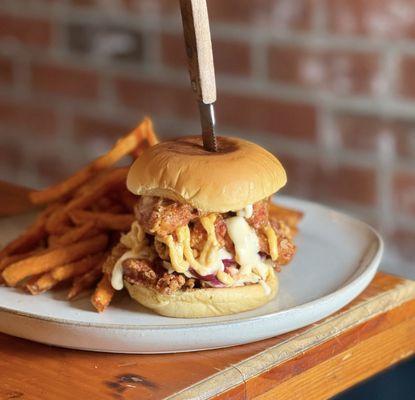 Buttermilk chicken burger