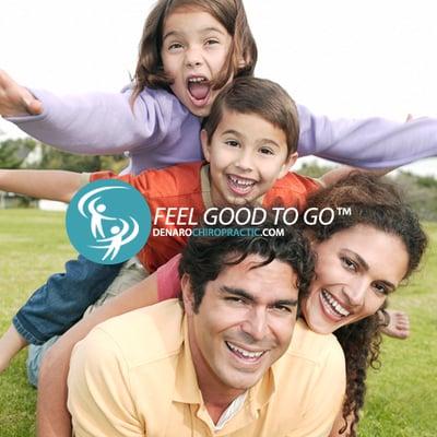 Denaro Chiropractic in North Reading, MA helps people feel good to go! www.DenaroChiropractic.com