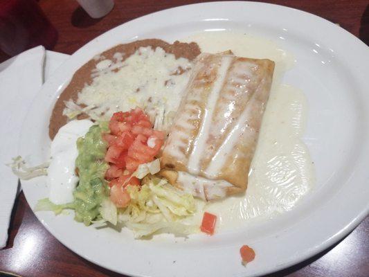 Chicken Chimichanga a la carte.