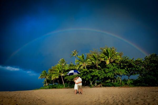 full rainbowon Kauai