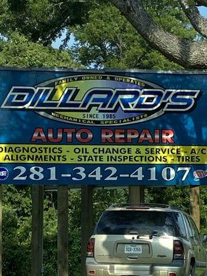 Dilliard's Auto Repair FM359 Richmond