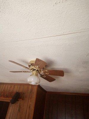 Ceiling pulling apart.