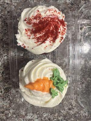 Red Velvet Cup Cake Carrot Cupcake