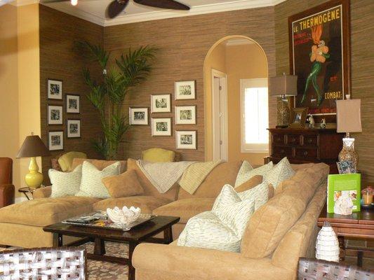 A comfortable family room