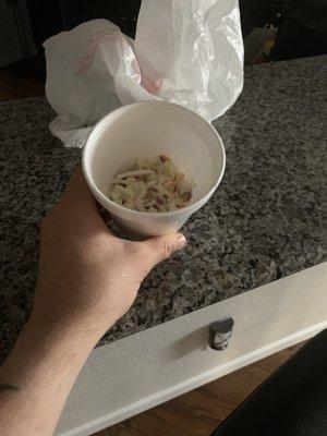 Large coleslaw :/