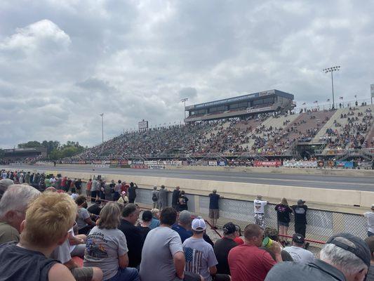 View of the race track in Norwalk Saturday July 24th 2023