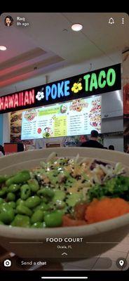 Poke bowl & Menu board