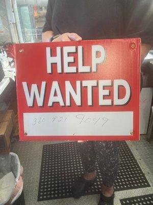 Help wanted 3609219049