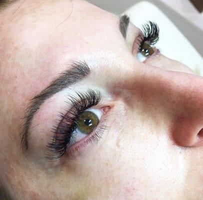 D-curl lashes by lash artist, Lyla.