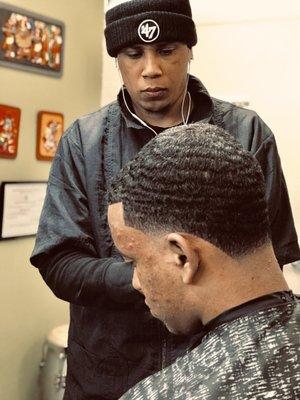 Wave clean up, line up and temp by the master barber mike.