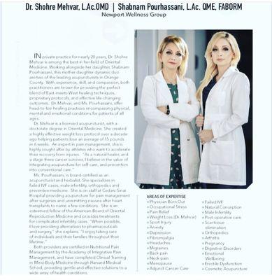 Featured in 2019 OC Top Doctors edition