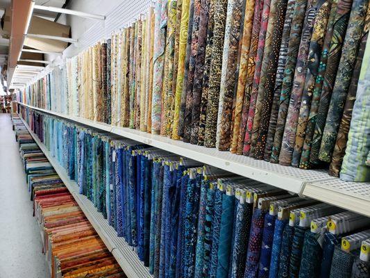 Endless selections of Batiks!!!