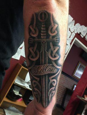 Forearm tat