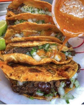 Beef Quesabirria Tacos!! "The best"