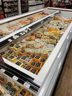 Assorted cheeses