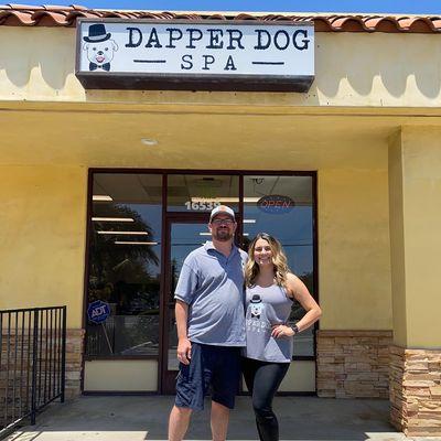 Daylee and Eric, owners of Dapper Dog Spa