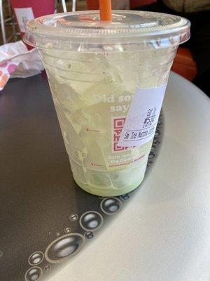 Iced Matcha Latte