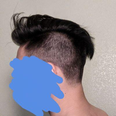 Cut by Ivy (station #9): LEFT SIDE. She completely ruined my hair, I am so disappointed