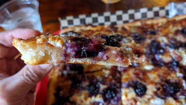 Canadian Tuxedo - blueberries, blue cheese, bacon