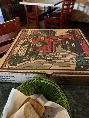 Takeout pizza