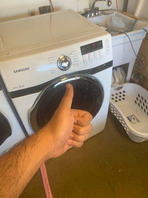 Got my dryer machine working again