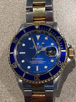 Nice 18k/Steel Blue Submariner