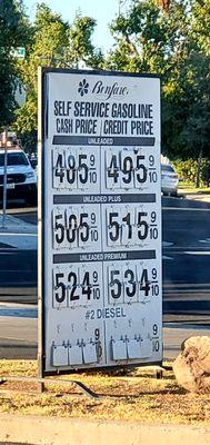 Keeps creeping up! Cash price is now $4.85/gallon.