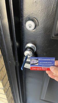 BS Locksmith LLC 24/7 Residential and Commercial lockout and locksmith services. 720-372-8577 www.bs-locksmith.com