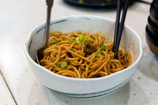 scallion oil noodles