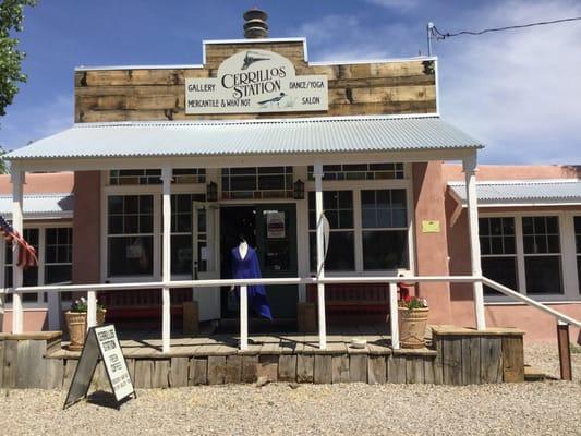 Store front at Cerrillos Station