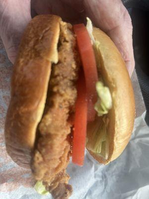 A closer look at the Royal Chicken Sandwich