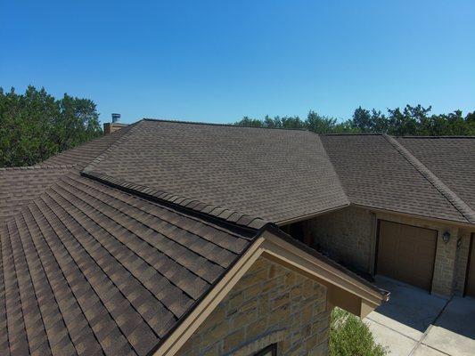 GAF TImberline HDZ in the color Barkwood