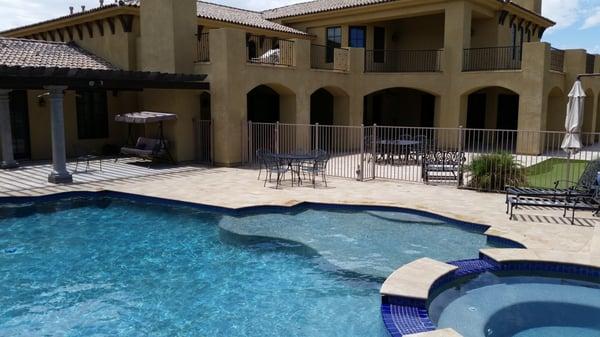 Pool perfection! One of our happy clients.