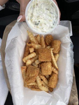 Haddock Nugget Boat / Fish & Chip (Haddock Nuggets)