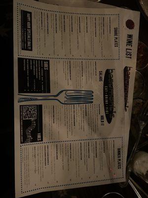 Updated menu :(