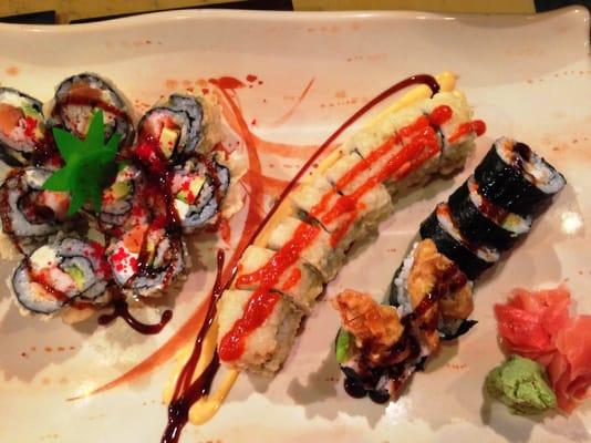 Hungry roll, TNT roll, Spider roll