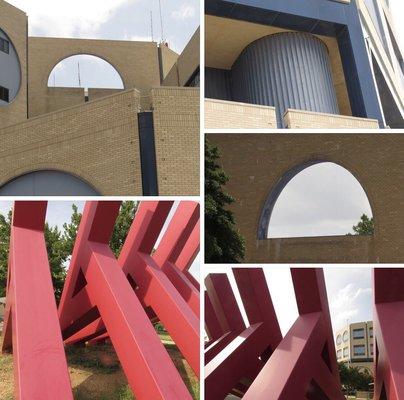 Interesting architecture. TbT during a short stay in Little Rock. VA Hospital.