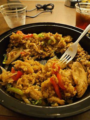 Thai Basil Chicken Fried Rice.