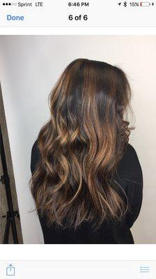 Caramel tones