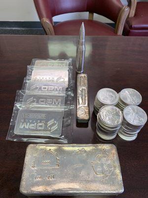 Silver Bullion used as collateral