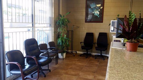 Our little lobby area.  I'm thinking of a little coffee table.  Anyone drink coffee?