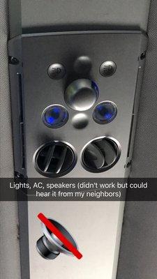 Lights ac speaker