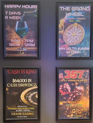 Grand Casino promotions