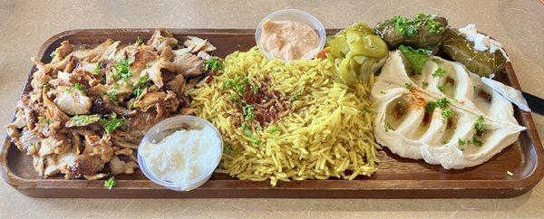 Chicken Shawarma Platter