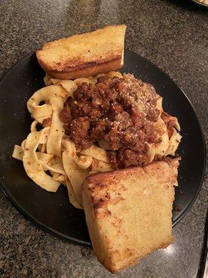 Bolognese with papperdelle