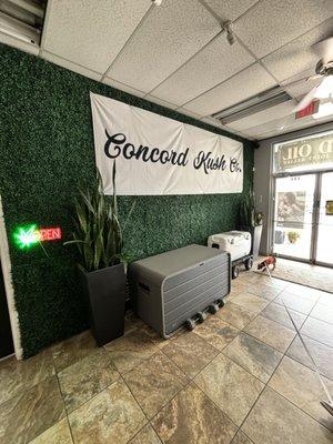 Concord Kush Co. located inside for all you 4-20 favorites!